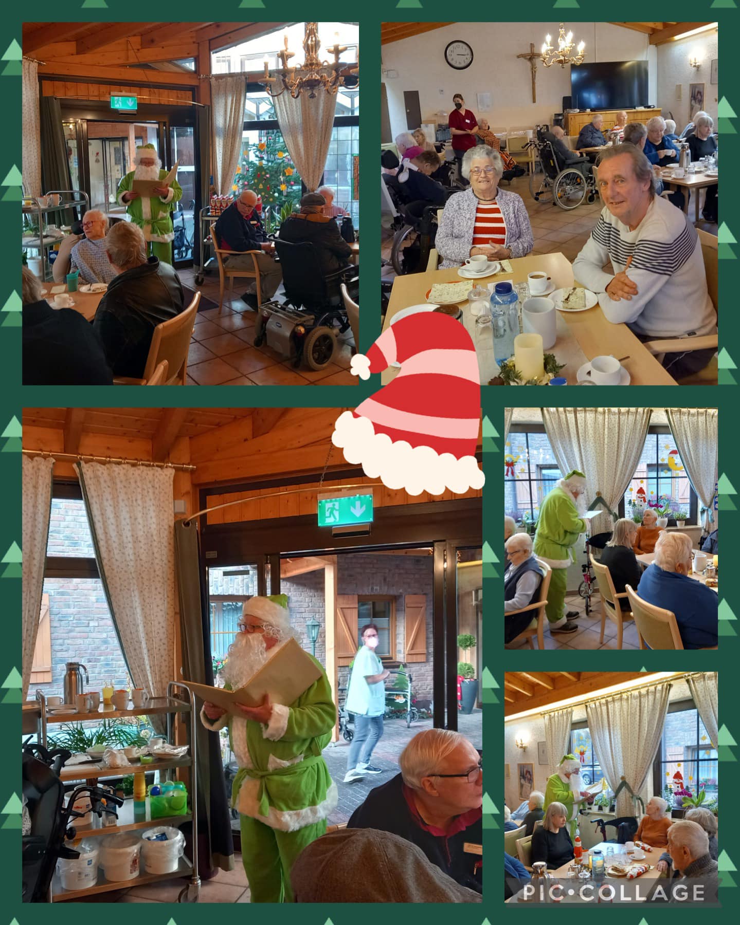 Nikolausbesuch bei den Bewohnern des Sonnenhof