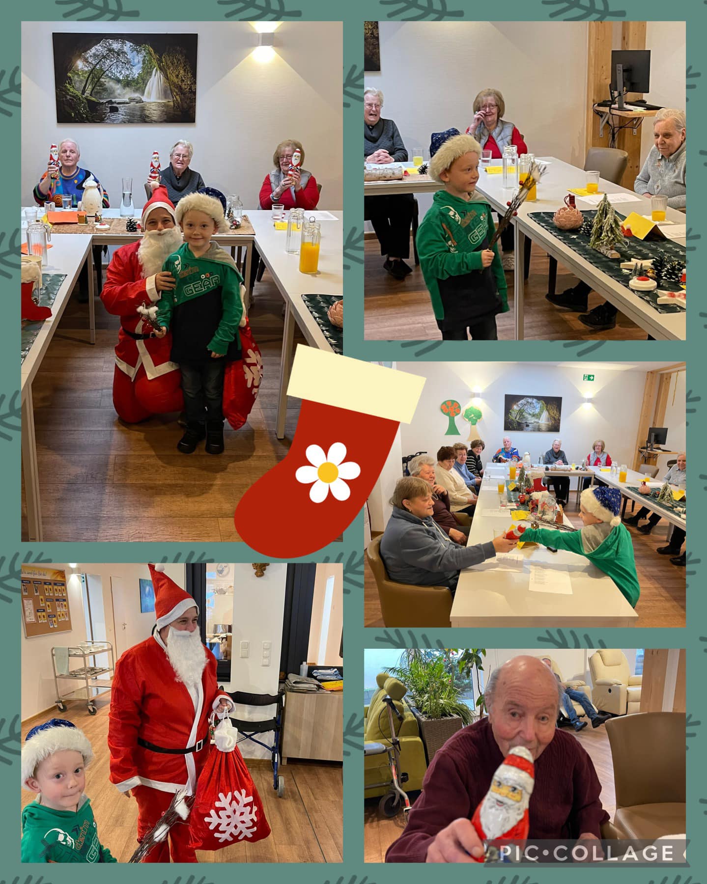 Besuch vom Nikolaus in der Tagespflege Sonnenhof
