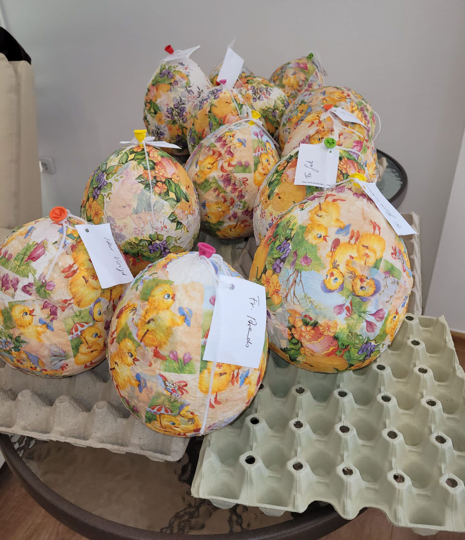 Osterbasteln bei der Tagespflege