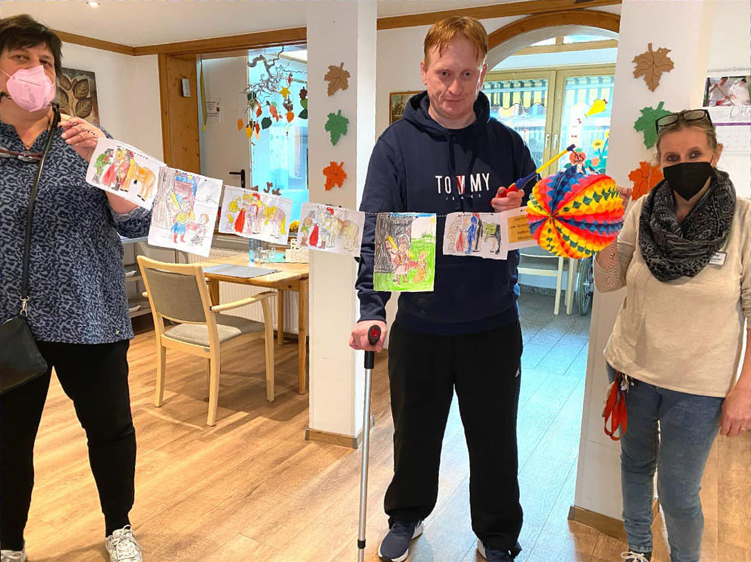 Geschenk der Klasse 1c der Grundschule Kommern