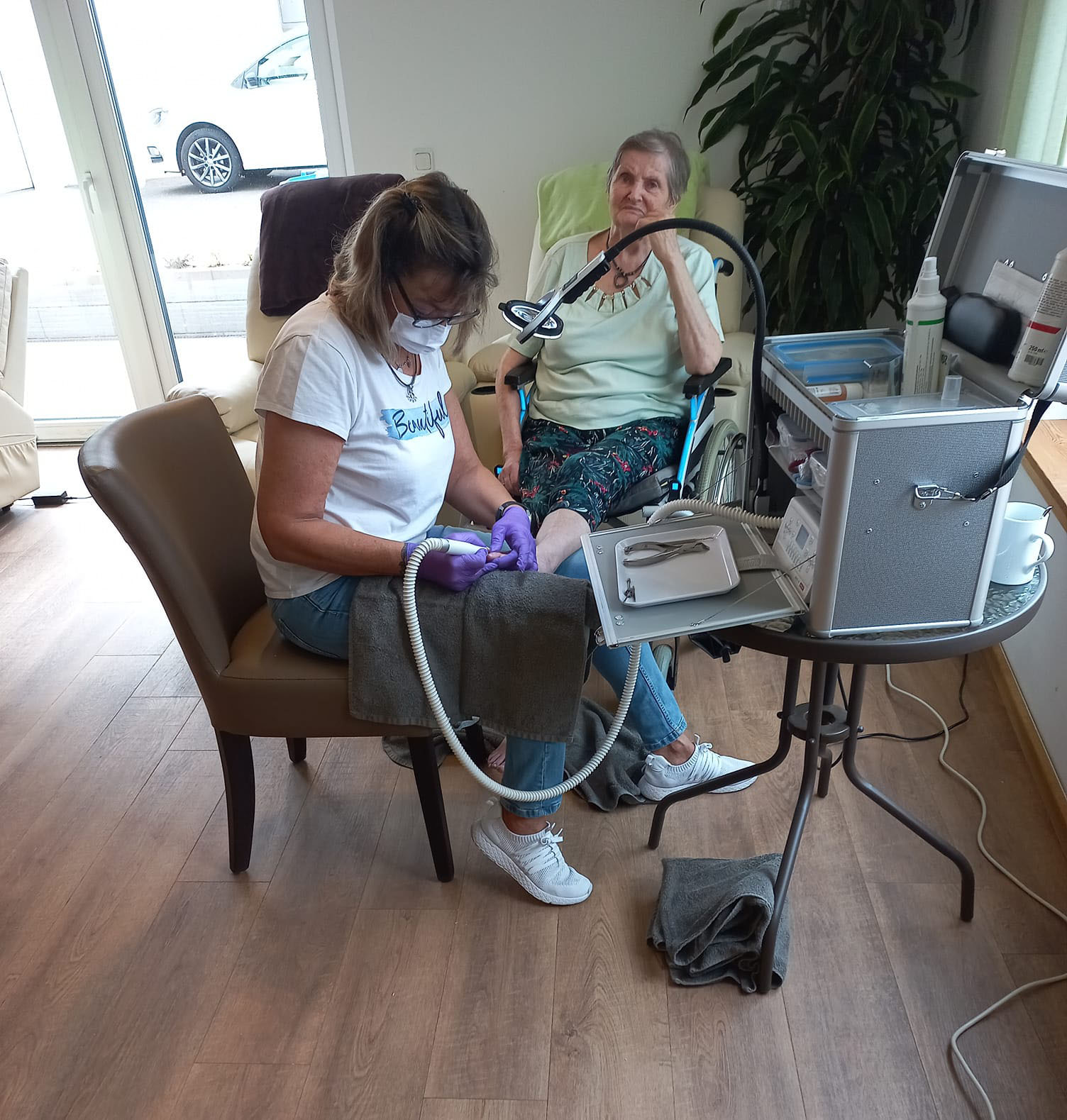 Wellness darf in der Sonnenhof-Tagespflege natürlich nicht fehlen!