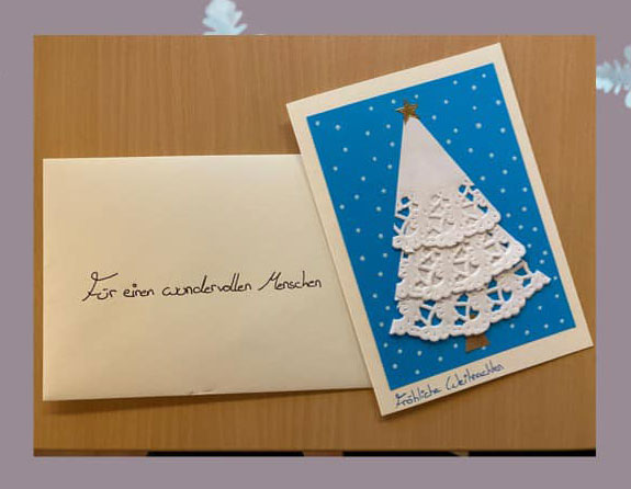 Weihnachtspost für unsere Bewohner