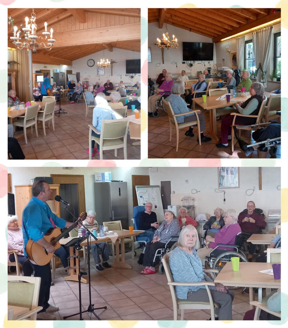 Wieder ein schöner Nachmittag bei musikalischen Klängen im Sonnenhof