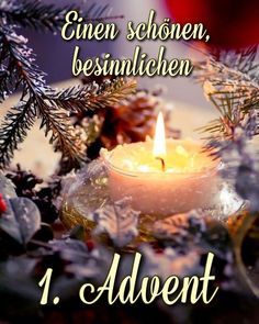 Advent, Advent, ein Lichtlein brennt...