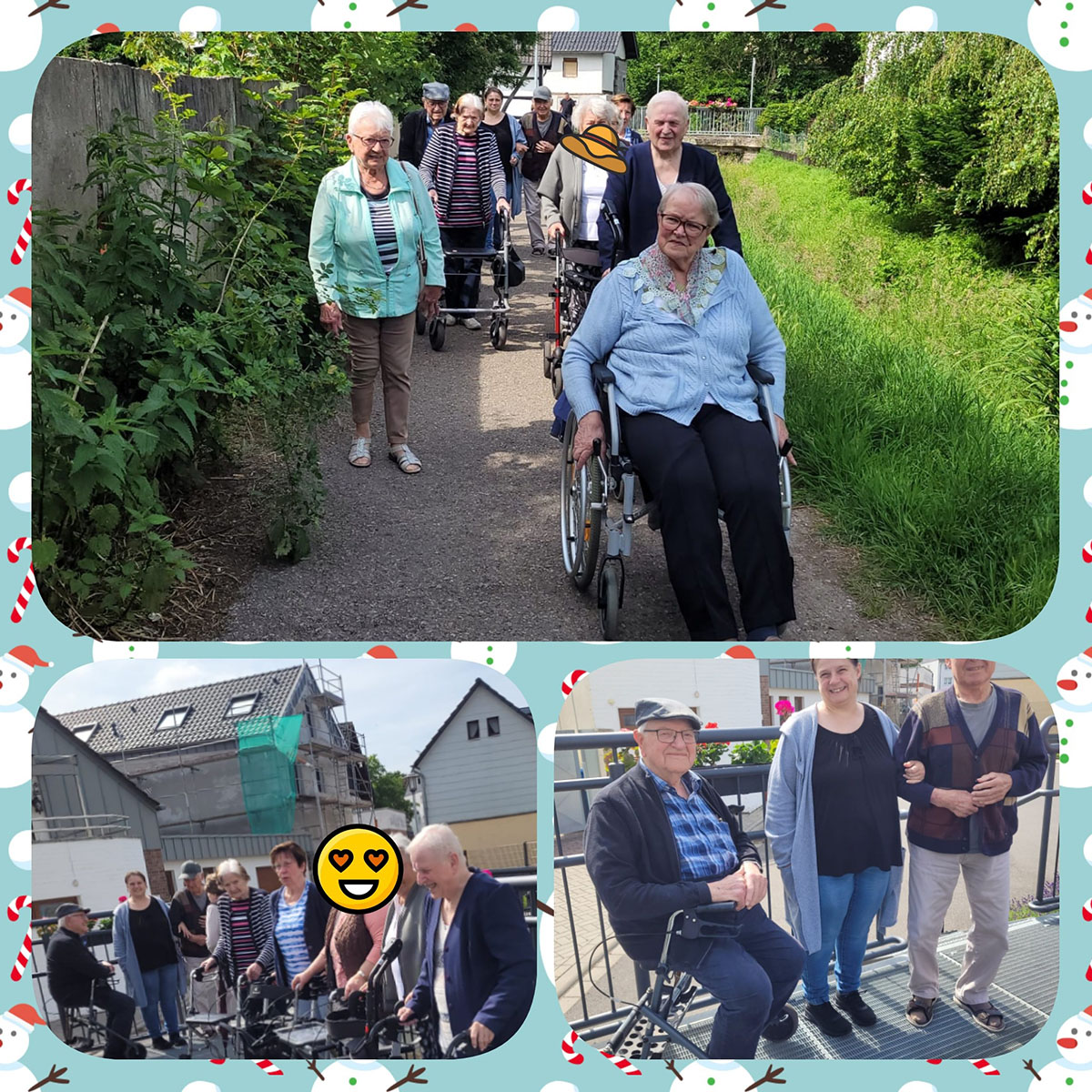 Sonne tanken und frische Luft genießen – unser Spaziergang mit den Tagesgästen war heute ein echtes Highlight!