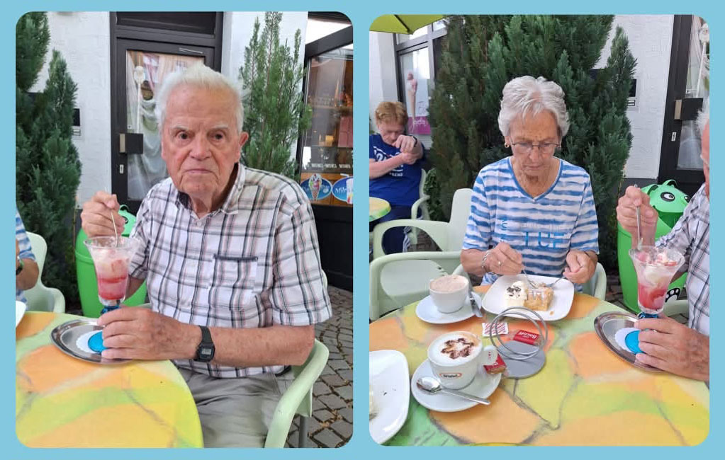 Eis essen in Kommern